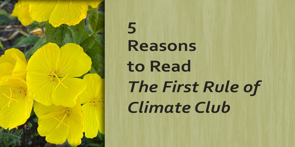 5 Reasons to Read The First Rule Of Climate Club (yes, even adults)